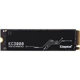 Kingston KC3000 M.2 1024 GB PCI Express 4.0 3D TLC NVMe, Solid state-drev Sort, 1024 GB, M.2, 7000 MB/s