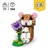 LEGO Creator 3-i-1 Sød Hamster med Blomst, Bygge legetøj 