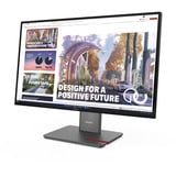 Lenovo ThinkVision P24QD-40 computerskærm 60,5 cm (23.8") 2560 x 1440 pixel Quad HD LCD Sort, LED-skærm Sort, 60,5 cm (23.8"), 2560 x 1440 pixel, Quad HD, LCD, 6 ms, Sort