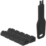Lindy RJ45 portlås (10 stk.) med nøgle, Slot Sort