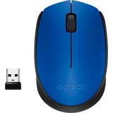 Logitech M171 Blue-K mus Ambidextrous RF trådløst Optisk 1000 dpi Blå, Ambidextrous, Optisk, RF trådløst, 1000 dpi, Blå