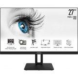 MSI Pro MP271PDE 68,6 cm (27") 1920 x 1080 pixel Fuld HD LED Sort, LED-skærm Sort, 68,6 cm (27"), 1920 x 1080 pixel, Fuld HD, LED, 5 ms, Sort