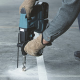 Makita Batteri kombihammer DHR243JWX2, 18 Volt, Borehammer Blå/Sort
