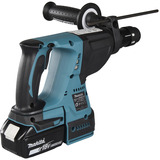 Makita Batteri kombihammer DHR243JWX2, 18 Volt, Borehammer Blå/Sort