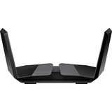 Netgear Nighthawk RAXE500 trådløs router Gigabit Ethernet Tri-band (2,4 GHz/5 GHz/6 GHz) Sort Sort, Wi-Fi 6 (802.11ax), Tri-band (2,4 GHz/5 GHz/6 GHz), Ethernet LAN, Sort, Bordplade router