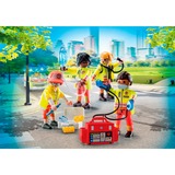 PLAYMOBIL City Life - Redningsteam, Bygge legetøj 