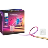 Philips Hue Play gradient lightstrip til PC, LED Strip Sort/Hvid, Philips Play gradient lightstrip til PC, Intelligent strimmellys, Bluetooth/Zigbee, Sort, Silikone, Variabel, 2200 K