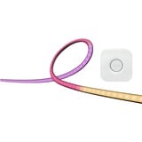 Philips Hue Play gradient lightstrip til PC, LED Strip Sort/Hvid, Philips Play gradient lightstrip til PC, Intelligent strimmellys, Bluetooth/Zigbee, Sort, Silikone, Variabel, 2200 K