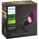 Philips Hue White & Color Ambance Lily XL Outdoor Spot Erweiterung, LED lys Sort