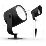 Philips Hue White & Color Ambance Lily XL Outdoor Spot Erweiterung, LED lys Sort