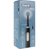 Procter & Gamble Oral-B Pro 1 Cross Action, El-tandbørste Sort, Voksen, Roterende, pulserende tandbørste, Daglig pleje, Sensitiv, Blegning, Sort, 2 min, Rund