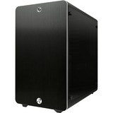 RAIJINTEK Thetis Window Desktop Sort, Towerkabinet Sort, Desktop, PC, Sort, ATX, micro ATX, Mini-ITX, Aluminium, SPCC, 17 cm