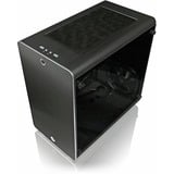 RAIJINTEK Thetis Window Desktop Sort, Towerkabinet Sort, Desktop, PC, Sort, ATX, micro ATX, Mini-ITX, Aluminium, SPCC, 17 cm