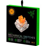 Razer Orange Switch-Set, Nøglekontakt Orange/gennemsigtig