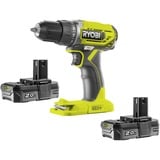 Ryobi R18DD2-220S, Bore-/ skruemaskine Grøn/Sort