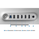 Samsung G80SD computerskærm 81,3 cm (32") 3840 x 2160 pixel 4K Ultra HD OLED Sølv, Gaming Skærm Sølv, 81,3 cm (32"), 3840 x 2160 pixel, 4K Ultra HD, OLED, 0,03 ms, Sølv