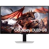 Samsung G80SD computerskærm 81,3 cm (32") 3840 x 2160 pixel 4K Ultra HD OLED Sølv, Gaming Skærm Sølv, 81,3 cm (32"), 3840 x 2160 pixel, 4K Ultra HD, OLED, 0,03 ms, Sølv