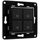 Shelly Wall Switch 4, Knappen Sort