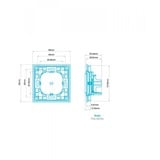 Shelly Wall Switch 4, Knappen Sort