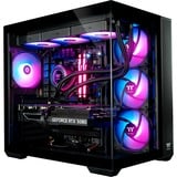 Thermaltake PC-000081-DE, Gaming PC Sort/gennemsigtig