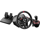 Thrustmaster T128 Shifter Pack Sort USB Rat + pedaler + gearskifter Analog/digital PC, Xbox One, Xbox One S, Xbox One X, Xbox Series S, Xbox Series X, Simulator set Sort, Rat + pedaler + gearskifter, PC, Xbox One, Xbox One S, Xbox One X, Xbox Series S, Xbox Series X, Håndbremseknap, View button, Setting button, Retningsknapper, Knappen Menu, Knappen Del, Analog/digital, 900°, Ledningsført