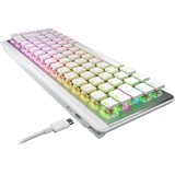 Turtle Beach Gaming-tastatur Hvid/aluminium, DE-layout, Roccat Titan II Optical Red