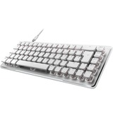 Turtle Beach Gaming-tastatur Hvid/aluminium, DE-layout, Roccat Titan II Optical Red