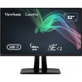 ViewSonic VS18845(VP3256-4K), LED-skærm Sort (mat)