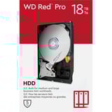 WD Ultrastar Red Pro 3.5" 18000 GB SATA, Harddisk 3.5", 18000 GB, 7200 rpm