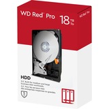 WD Ultrastar Red Pro 3.5" 18000 GB SATA, Harddisk 3.5", 18000 GB, 7200 rpm