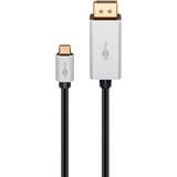 goobay 60176, Adapter Sort/Sølv