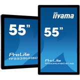 iiyama ProLite TF5539UHSC-B1AG computerskærm 139,7 cm (55") 3840 x 2160 pixel 4K Ultra HD LED Berøringsskærm Multibruger Sort, Offentlig visning Sort, 139,7 cm (55"), 3840 x 2160 pixel, 4K Ultra HD, LED, 8 ms, Sort