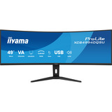 iiyama ProLite XCB4994DQSU-B1, LED-skærm Sort (mat)