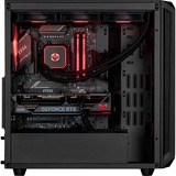 ALTERNATE Custom PC Series • Red Hero Elements Gaming-PC, Gaming PC Sort/gennemsigtig
