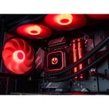 ALTERNATE Custom PC Series • Red Hero Elements Gaming-PC, Gaming PC Sort/gennemsigtig