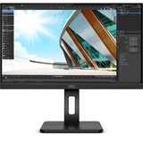 AOC U27P2CA computerskærm 68,6 cm (27") 3840 x 2160 pixel 4K Ultra HD LED Sort, LED-skærm Sort, 68,6 cm (27"), 3840 x 2160 pixel, 4K Ultra HD, LED, 4 ms, Sort