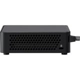 ASUS NUC 14 Pro RNUC14RVKU500002I UCFF Sort 125H, Barebone Sort, UCFF, Mini PC barebone, DDR5-SDRAM, PCI Express, 802.11a, 802.11b, 802.11g, Wi-Fi 4 (802.11n), Wi-Fi 5 (802.11ac), Wi-Fi 6E (802.11ax), 120 W