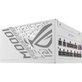 ASUS ROG -STRIX-1000P-GAMING-WHITE enhed til strømforsyning 1000 W 20+4 pin ATX ATX Hvid, PC strømforsyning Hvid, 1000 W, 100 - 240 V, Aktiv, 130 W, 1000 W, 130 W