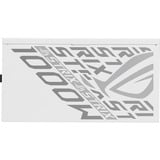 ASUS ROG -STRIX-1000P-GAMING-WHITE enhed til strømforsyning 1000 W 20+4 pin ATX ATX Hvid, PC strømforsyning Hvid, 1000 W, 100 - 240 V, Aktiv, 130 W, 1000 W, 130 W