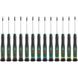 Bosch Præcisions-skruetrækkersæt, 13 dele Grøn/Sort
