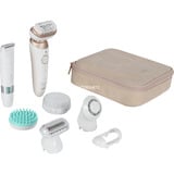 Braun Silk·épil 9 SkinSpa Flex 9-481 3D SensoSmart, Epilator Hvid/Rosé guld