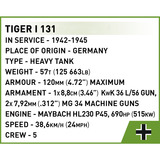 COBI Tiger I 131, Bygge legetøj 