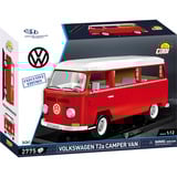 COBI Volkswagen T2a Camper Van Executive Edition, Bygge legetøj Rød/Hvid