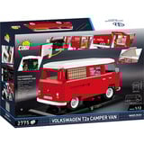 COBI Volkswagen T2a Camper Van Executive Edition, Bygge legetøj Rød/Hvid
