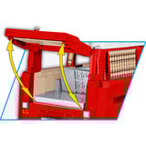 COBI Volkswagen T2a Camper Van Executive Edition, Bygge legetøj Rød/Hvid