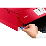 Canon PIXMA TS8352a Inkjet A4 4800 x 1200 dpi Wi-Fi, Multifunktionsprinter Rød, Inkjet, Farveudskrivning, 4800 x 1200 dpi, A4, Direkte udskrivning, Rød