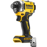 DEWALT Batteridrevet slagboremaskine DCF860NT, 1/4", 18 Volt, Schlagskruemaskine Gul/Sort