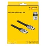 DeLOCK 83994 HDMI-kabel 0,5 m HDMI Type A (Standard) Grå grå, 0,5 m, HDMI Type A (Standard), HDMI Type A (Standard), 3D, 48 Gbit/sek., Grå