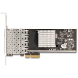 DeLOCK PCI Express x4 til 4 x SFP Slot Gigabit LAN i350, Netværkskort 