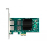 DeLOCK PCIe x1 til 2x RJ45 Gbit, Netværkskort 